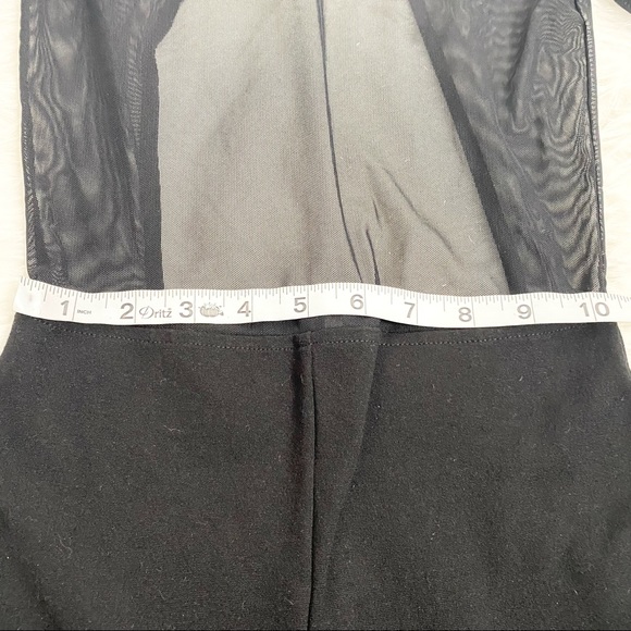 FOREVER 21 Black Mesh Legging Jumpsuit - Picture 3 of 4